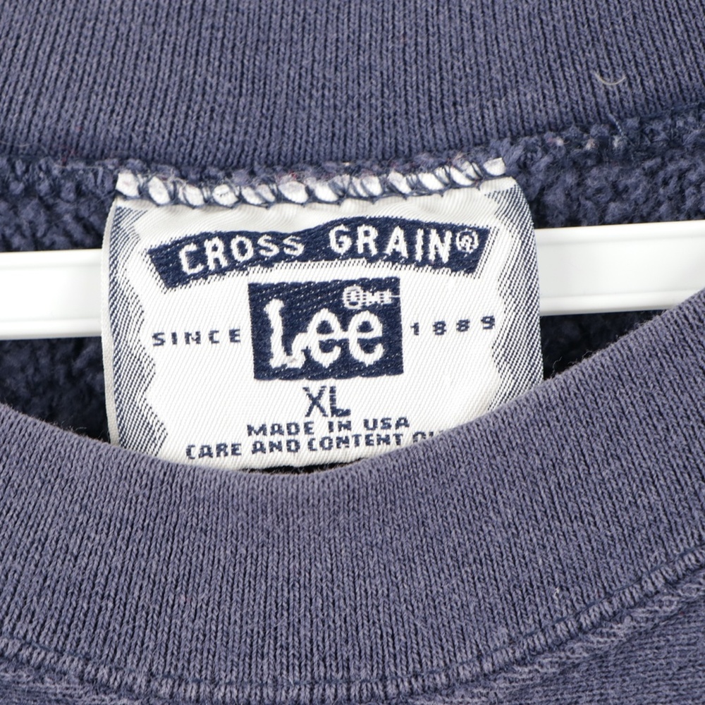 Vintage 90s University of Michigan Sweatshirt Blue - Picture 6 of 9